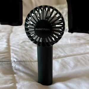 Mini Portable Fan - Rechargeable Handheld Fan, 3 Speeds, Personal Hand Gifts